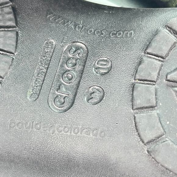 Crocs Kadee Ballet Flats Black Lightweight Comfort Slip On Shoes Women’s Size 10 - Picture 8 of 9